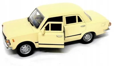 Obrázek produktu pro Welly FIAT 125p model auta kovový PRL 1:34 krémový