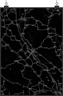 Produktbild von Mr. & Mrs. Panda Bild Alfeld DIN A4 - Geschenk, drucke, Stadt Dorf Karte Landkarte Map Stadtplan, wanddeko, Kunstdruck, Wanddekoration, Wandbild