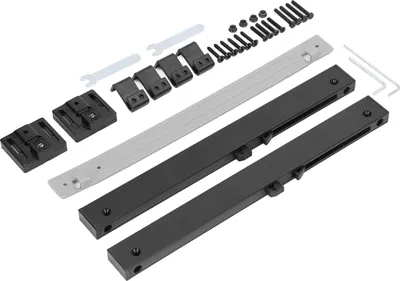 Obrázek produktu pro 2 ks stodolové dveře Soft Close Mechanismus pružinového tlumiče 120?240lbs Sada hardwaru pro posuvné stodolové dveře
