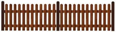 Produktbild von WOODTEX Braun 8x8 cm Zaunbohlenpfosten aus Kiefer, Gartenholz witterungsbeständig, verzugsfrei, passend zu Vorgartenzaun Vigo