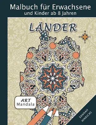 Produktbild von Mandala Art Malbuch für Erwachsene und Kinder ab 8 Jahren - Länder