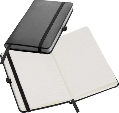 Idena 209282 - Notizbuch DIN A6, Kariert, Papier Creefarben, 192 Seiten, 80 G/², Hardcover In - Foto 8