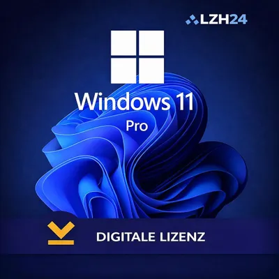 Produktbild von Windows 11 Pro Aktivierungsschlüssel | Digitale Lizenz für PC | Lieferung per E-Mail | ESD | LZH24