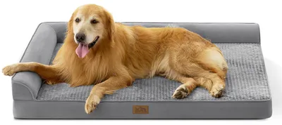 Image de Lit orthopédique pour chien en forme de L