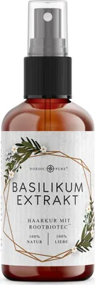 Produktbild von Basilikum Extrakt Haarkur Nordic Pure 100 ml