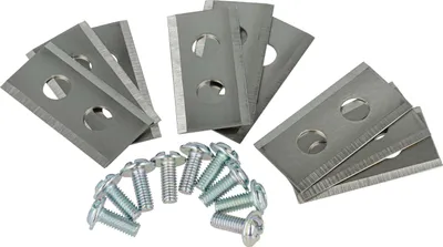 Produktbild von vhbw 9x Ersatz-Messer Ersatz für Worx WA0789 für Rasenmäher - Ersatzklinge Silber, Stahl