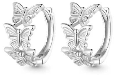 Produktbild von Gnoce Ohrschmuck Schmetterling HSE300