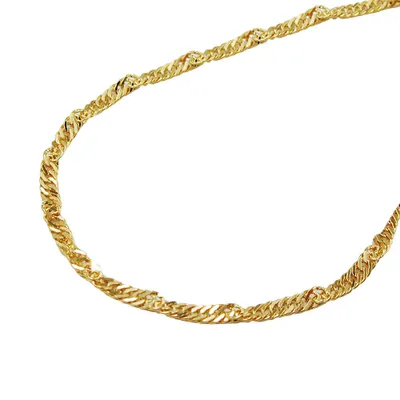 Obrázek produktu pro Řetízek 1,3mm Singapore Chain 14Kt GOLD 42cm