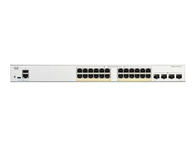 Obrázok produktu pre Cisco Catalyst 1300, Riadený, L2/L3, Gigabit Ethernet (10/100/1000), Podpora napájania cez Ethernet (PoE), Inštalácia do Racku