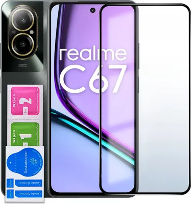 Obrázek produktu pro TVRZENÉ SKLO pro Realme C67 CELÝ DISPLEJ 5D RYCHLÉ