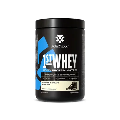 Produktbild von Polleo 1st Whey, 908 g - Cookies & Cream