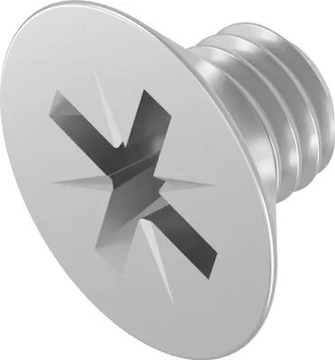 Produktbild von SECCARO Senkschraube M4 x 5 mm, Edelstahl V2A VA A2, DIN 965, Kreuzschlitz / PZ, Vollgewinde, 20 Stück
