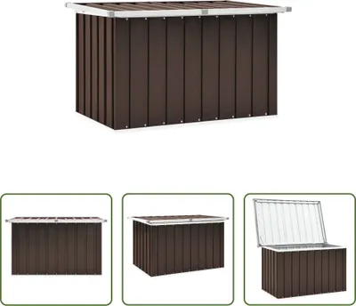 Produktbild von The Living Store Gartenbox Braun 109x67x65 cm