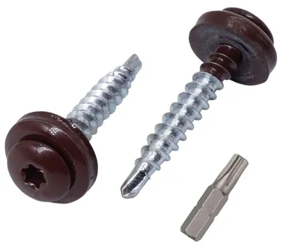 Immagine prodotto di Viti autoforanti - Testa Torx - Grigio antracite - 4,8 x 35 mm - 30 pezzi