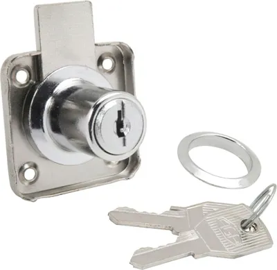 Image de Serrure de tiroir de meuble 361/20 mm. Chrome