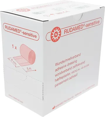 Produktbild von Noba Rudamed-sensitive Wundschnellverband (6 cm x 5 m, 16 Stück)