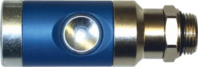 Produktbild von ELMAG Sicherheitskupplung AG 1/2, mit Druckknopf und Drehgelenk DN 7,4, 1 Stk. Packung - SB
