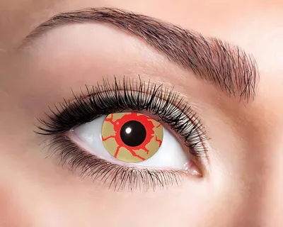 Produktbild von Farbige Jahreslinse blutendes Auge
