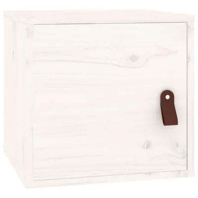 Obrázok produktu pre Nástenná skrinka biela 31,5x30x30 cm masívna borovica