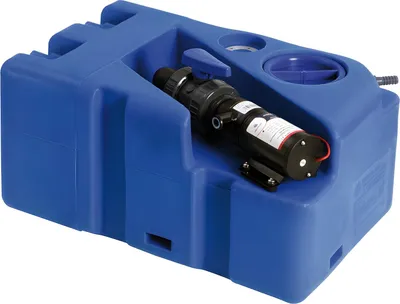 Produktbild von Schmutzwasser- Fäkalien- Abwassertank 12 V Pumpe 50 70 91L Boot Camper Wohnmobil Größe: 50 Liter