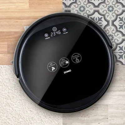 Zdjęcie produktu dla DOMO - Robot odkurzający czarny, bateria litowa - DO7293S