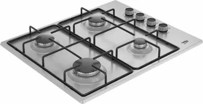 Immagine prodotto di Beko Higg64103sxn Piano cottura a gas 60 cm 4 fuochi Argento Argento Taglia unica