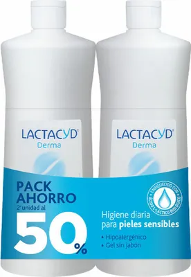 Produktbild von Lactacyd Derma Dermoprotective Badegel 2 x 1 L Empfindliche Haut