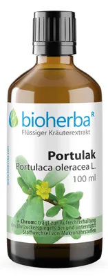 Produktbild von Bioherba Portulak Portulaca oleracea L. Tropfen Tinktur 100 ml
