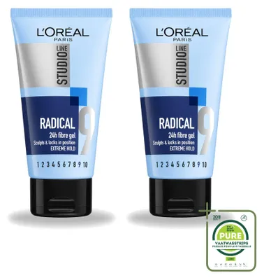 Produktbild von 2 x L'Oréal Paris Studio Line Radical 24H Gel Super Strong 150 ml - Großpackung - 2 Stücke