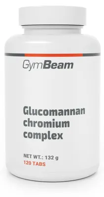 Produktbild von GymBeam - Glucomannan-Chromium-Komplex, 120 Tabletten