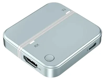 Image de Adaptateur d'affichage HDMI sans fil, résolution 1080P, plug-and-play, couleur argent
