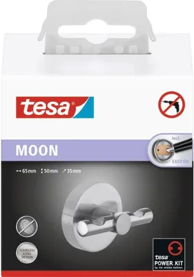 Obrázek produktu pro tesa MOON Mantelhaken zum Kleben silber