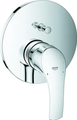 Produktbild von Grohe Einhand-Wannenbatterie EUROSMART Fertigmontageset für Rapido SmartBox (35600) chrom