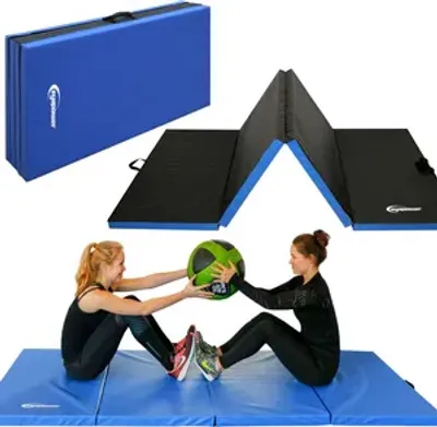 Produktbild von XXL Weichbodenmatte 220x110x5cm - Faltbare Turnmatte