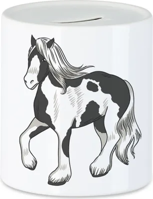 Produktbild von Pferd Spardose Hengst Weihnachten Pferde Reiten Hobbie Pferdeflüsterer Ausritt Pferdeliebhaber Reiterin