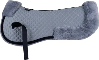 Produktbild von Engel Reitsport Lammfell Sattelkissen (Sakis2) Grau Silber S (14 - 15,5 Inch) 50cm