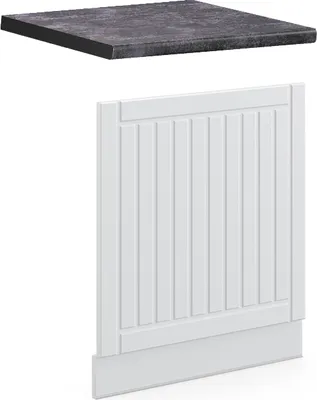 Image de Façade Vicco Fame-Line Blanc campagne 60cm , PT Anthracite, Model 45495