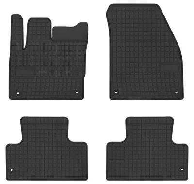 Productafbeelding van Rubberen automatten voor Range Rover Evoque 2011-2018 (SUV) – 4-delig, zwart, op maat – Wielganizator SolidPRO