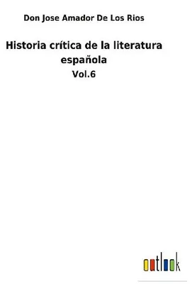 Produktbild von Historia crítica de la literatura española