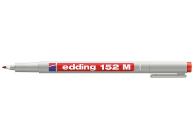Produktbild von Edding 4-152002, Rot, Fein, Grau, Rund, Tinte auf Wasserbasis, 1 mm