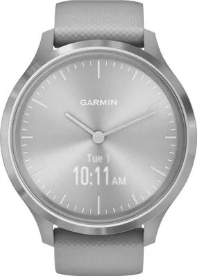 Produktbild von Garmin Vivomove 3 smartwatch zegarek sportowy fitness tracker GPS multisport tętno, kolor: szary/srebrny
