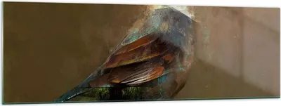 Produktbild von Bilder auf glas - Vogel Natur - 160x50cm - Glasbilder - Wandbilder - Bilder - Kunstdruck - zum Aufhängen bereit - Wanddekoration aus Glas - Glas Bilder - Wandbild auf Glas - Einteilig - GAB160x50-3924