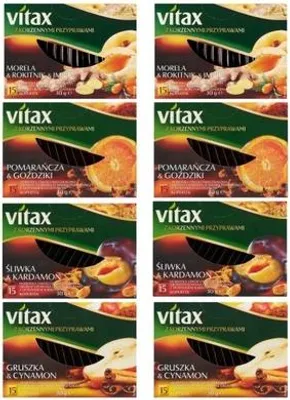 Obrázok produktu pre Vitax Marhuľový čaj s rakytníkom a zázvorom 15 vrecúšok