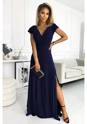 Obrázok produktu pre Numoco Dámske spoločenské šaty Crystal navy S