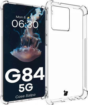 Produktbild von Elastyczne etui Bizon Case Salpa do Motorola Moto G84 5G, przezroczyste