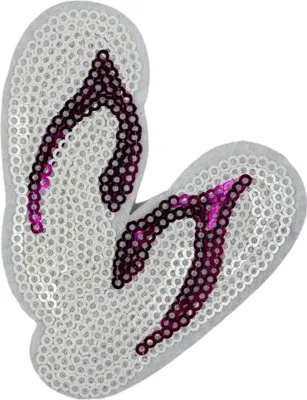 Produktbild von Flip Flops Paillette-Emblem-Aufnäher zum Aufbügeln