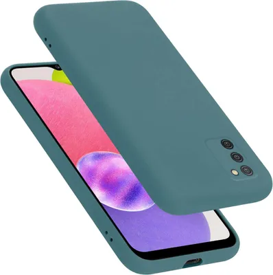 Zdjęcie produktu dla Cadorabo pokrowiec na Samsung Galaxy A03s silikonowy pokrowiec na telefon komórkowy wykonany z płynnego silikonu, odporny na zarysowania i wstrząsy pokrowiec ochronny na Samsung Galaxy A03s