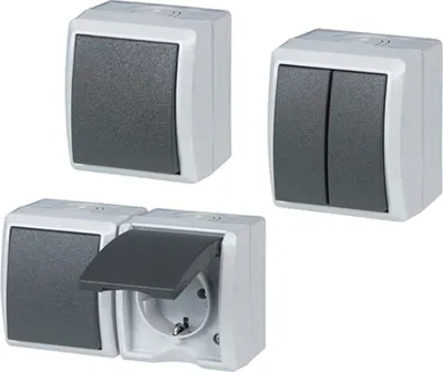 Produktbild von REV RITTER AquaForm gr FR AP-Wechsel-Schalter