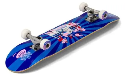 Imagen del producto de Tabla de skate Enuff, modelo "Lucha Libre", 31,5 pulgadas, color azul y rosa