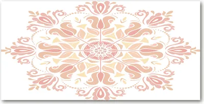 Produktbild von Tulup Glas-Bild -140x70- Wandkunst Dekorative Wand für Küche & Wohnzimmer - Kunst: modern & klassisch - Verzierungen - Beige